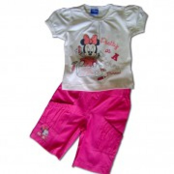 Minnie Mouse set bermude baby