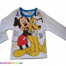 Mickey baby bluza alba